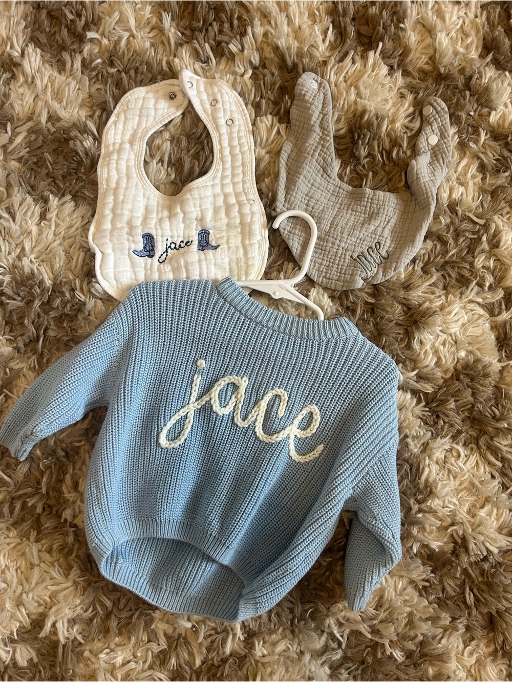 Lot of “Jace” embroidered items